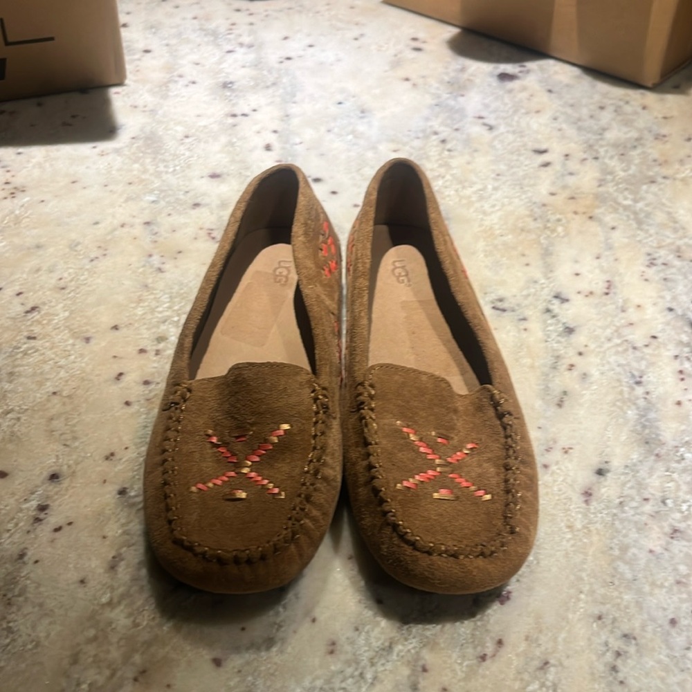 UGG Rustic Weave Moccasins